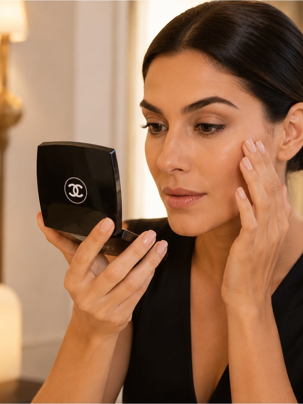 CHANEL Double Mirror Compact | 2-Way Mirror | NIB | Giftable Piece